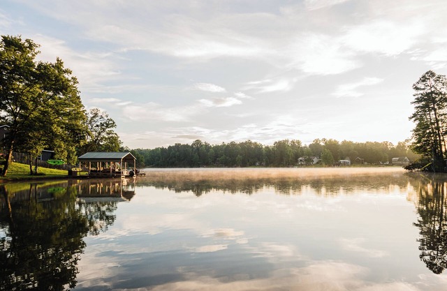 Lakefront Garden Level Oasis with Large Dock, Pet-Friendly!