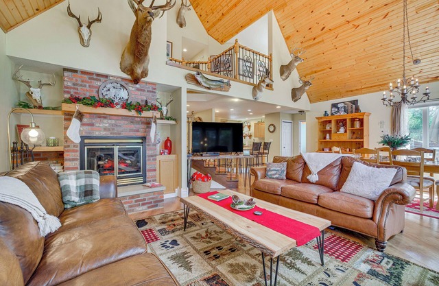 Lakefront Neillsville Home w/ Fire Pit, Game Room!