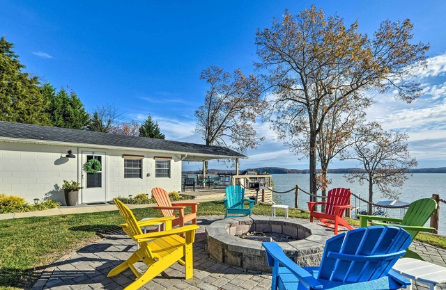 Lakefront New Concord Home w/ Shared Fire Pit