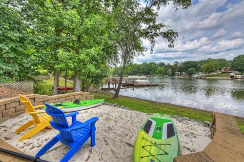 Lakefront w Private Dock Hot Tub Pontoon Rental Butler Bliss by AvantStay