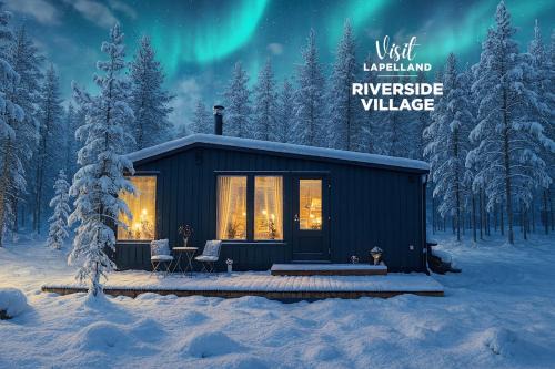 Lapelland Village - Riverside Village with a Nature View, Fireplace, Sauna, Kitchen