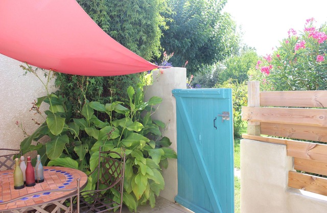 Le Clos des Vergers acondicionado casa con acceso al jacuzzi