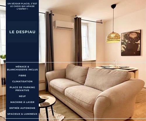 Le Despiau - Parking - Clim - Fibre - Proche Base