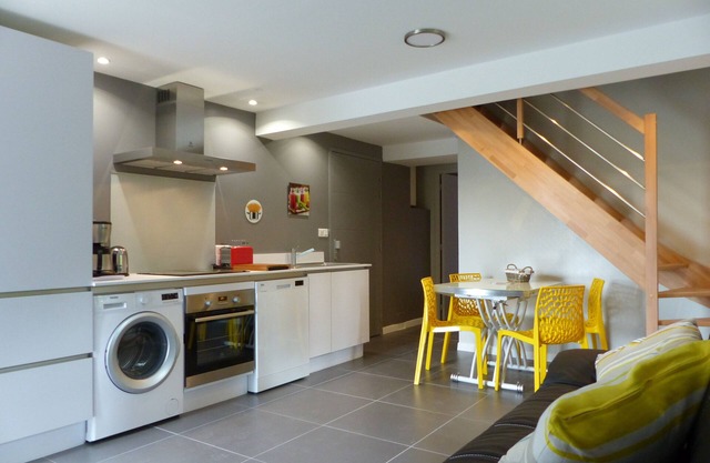 Le Fournil-Gîte-Apartamento-Baño con bañera