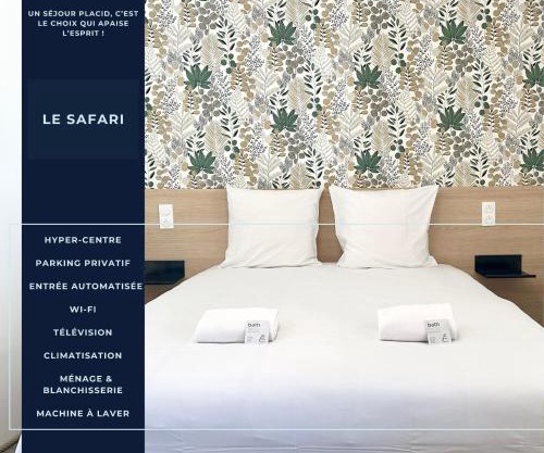 Le Safari - Neuf - Parking Privé - Calme - Wifi - Clim