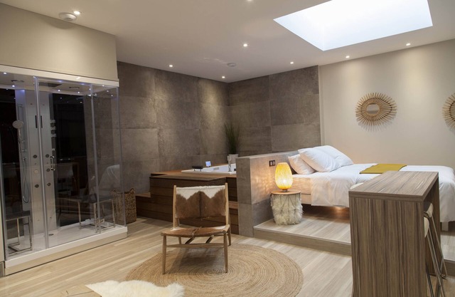 Confort tipo loft con spa, hammam y sauna privada 2 en Reims