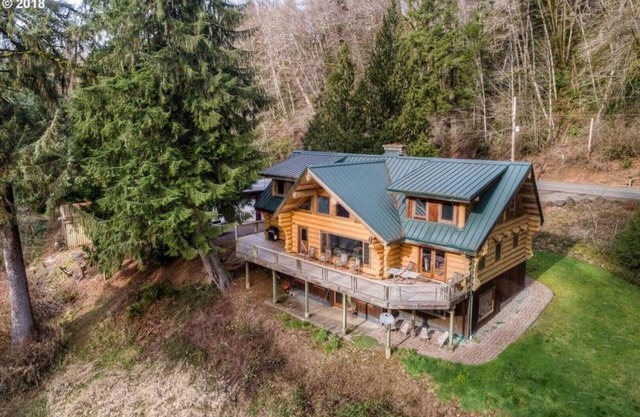 Log Home en Nehalem River 1500sf nivel inferior es todo tuyo. Peces, caminata, caza.