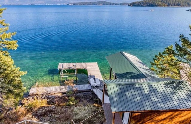 Log Home with Lake Access and Views of the Missions