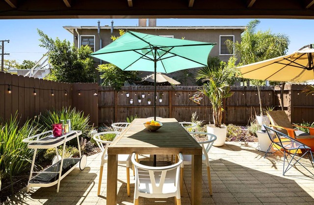 Long Beach Mid-Century Family Home w Private Patio