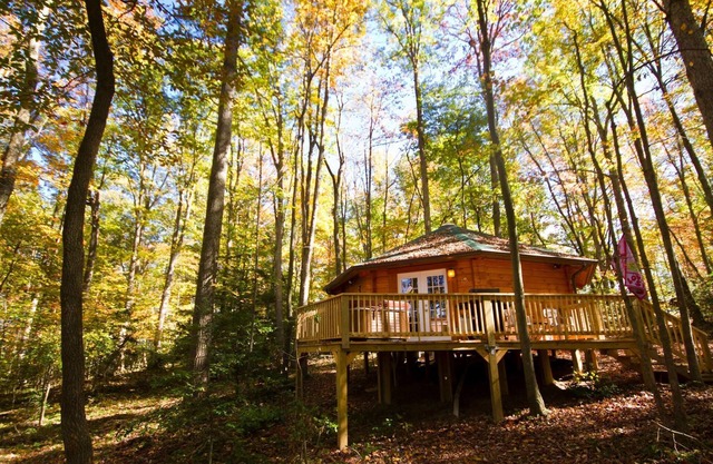 Yurt romántico del amor de la cabaña