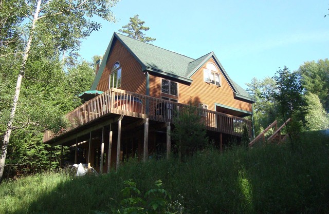 Chalet de esquí de lujo, aislado, con decoración campestre y bañera de hidromasaje cerca de Okemo
