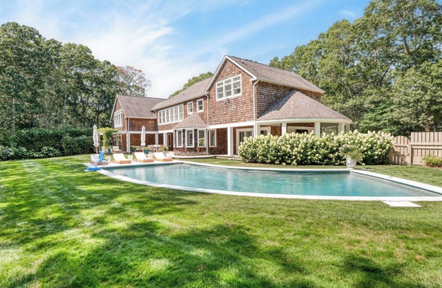 Luxury Living in Amagansett with Private Pool, Deck & Chic Interiors