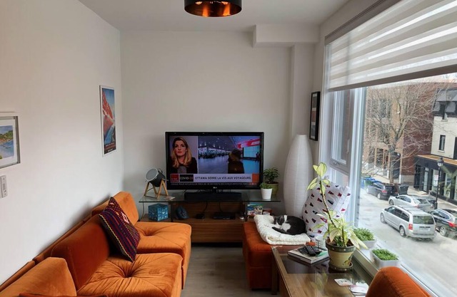 Luxury loft, downtown, private terrasse, everything included, near the Subway.