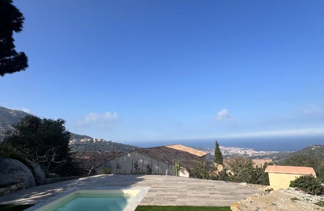 Magnificent pool villa with sea, lake and mountain views