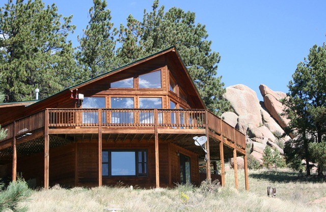 Magnífica casa de montaña con hermosas vistas de Pikes Peak