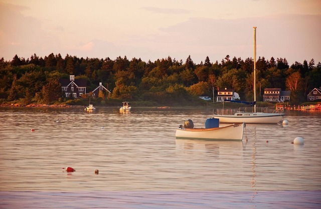Magnífica casa frente al mar en Penobscot Bay