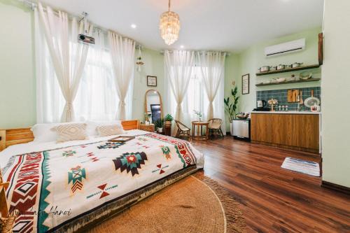 MiaCasaHanoi - King Bed - Free laundry - Netflix & Rooftop Chill