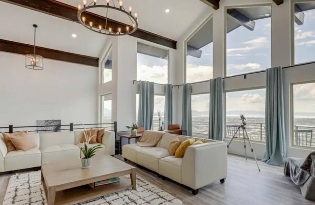 Mid Term Rental with the Finest Provo View, Indoor Basketball Court & Dry Sauna