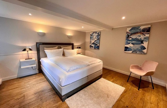 Modern apartment with 2 bedrooms on 70 sqm on the ground floor with a terrace - Uasterhörn Morsum