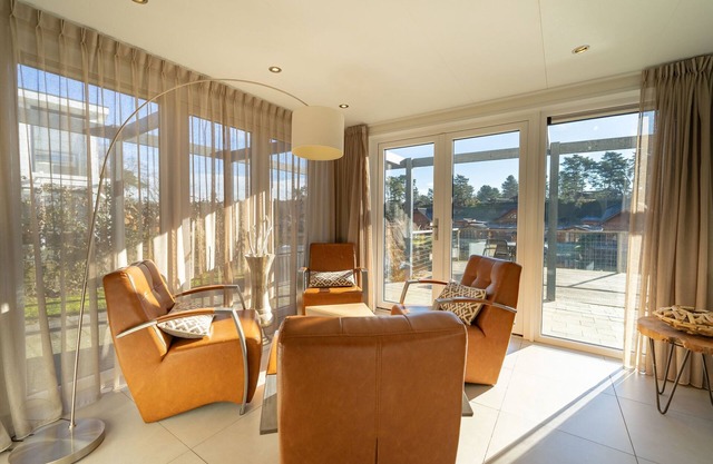 Moderna casa de vacaciones con lavavajillas, cerca de Brunssummerheide