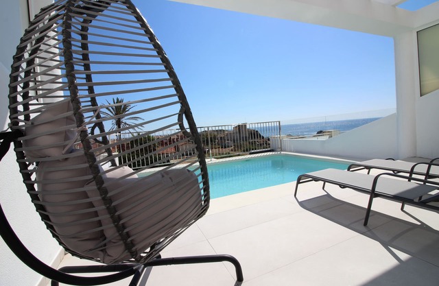 Vistas al Mar y el Faro de Cabo de Palos y piscina privada