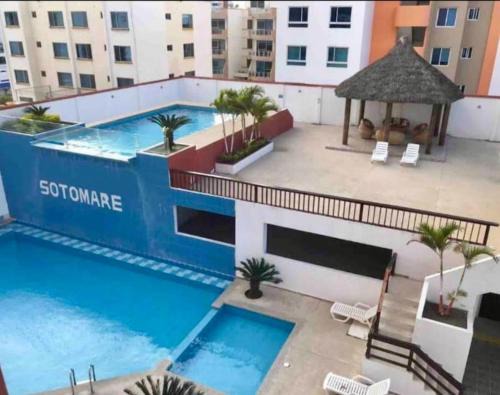 Moderno Apartamento completo 3piscinas 2jacuzzi y Playa cerca