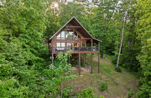 Mountain Crest Treetop- ¡Lugar perfecto para una escapada! Impresionantes vistas de la montaña Ozark!