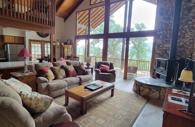 Chalet con vista a la montaña