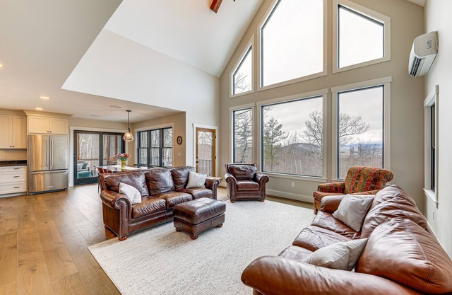 Mountain-View Home in Stoneham w/ Hot Yoga Studio!