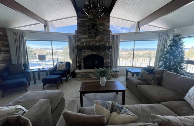 Mountain View Country Home with beautiful views out every window.