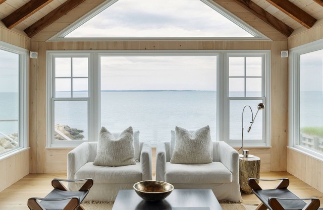 New Designer-Built Home with Private Beach