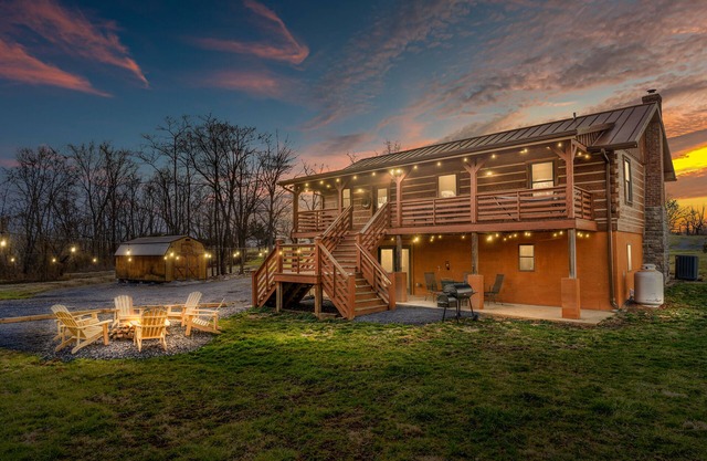 ✨NEW✨ Log Cabin Minutes to Bryce Resort + Hiking + Caverns + Dog Friendly