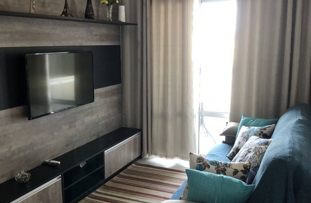 Apartamento nuevo, Boqueirão de lujo con piscina