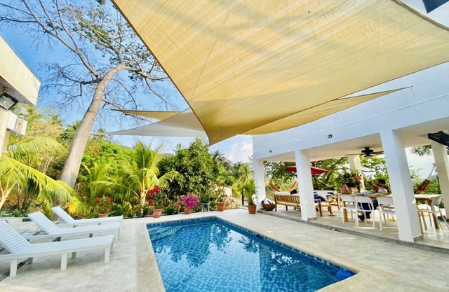 New!!! Private beach house with pool, jacuzzi, ocean view deck