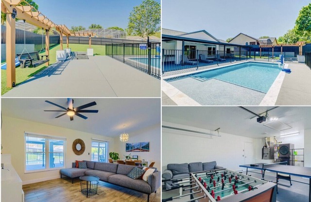 New! Resort Style Oasis ~ Heated Pool & Game Room