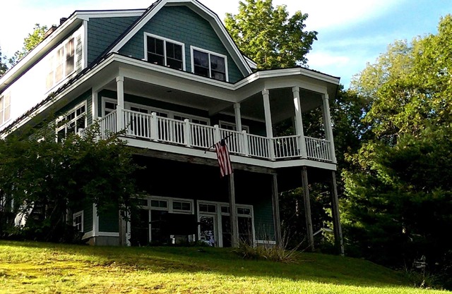 Nueva casa elegante bien construida en el agua 2 millas a Freeport, 9 a Portland