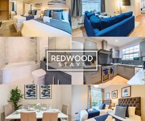 Newly Refurbished Spacious Serviced Apartment for Contractors and Families, FREE WiFi & Netflix by REDWOOD STAYS