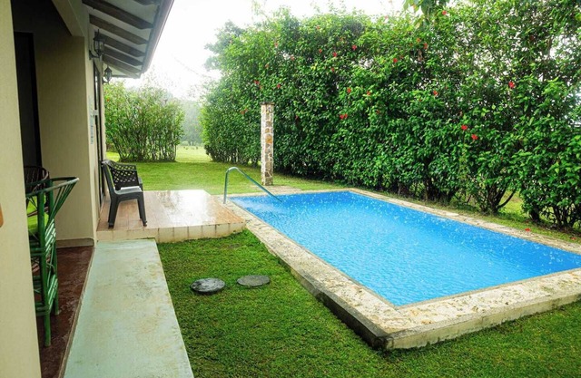 Newly remodeled two-bedroom, both suites with private attached bathrooms, private pool