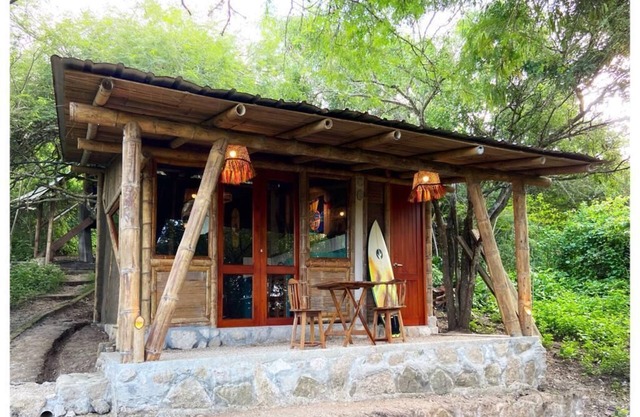 Nice cottage in a hill in middle of nature near the beach