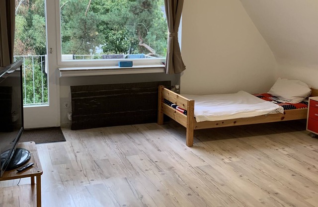 Bonito estudio (ático) con balcón, ubicación central