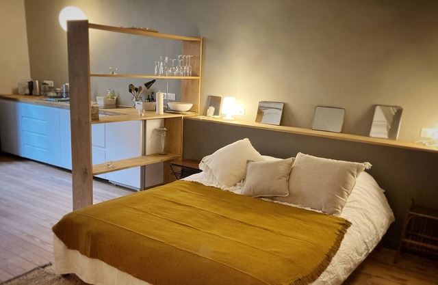 Nice studio in the historic center with garden