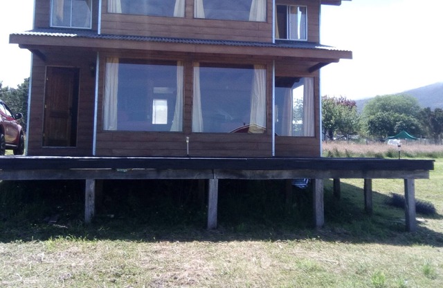 Cabaña con vista al mar