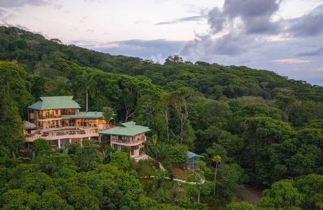 Ocean View Jungle Villa con piscina infinita a pocos minutos de la playa