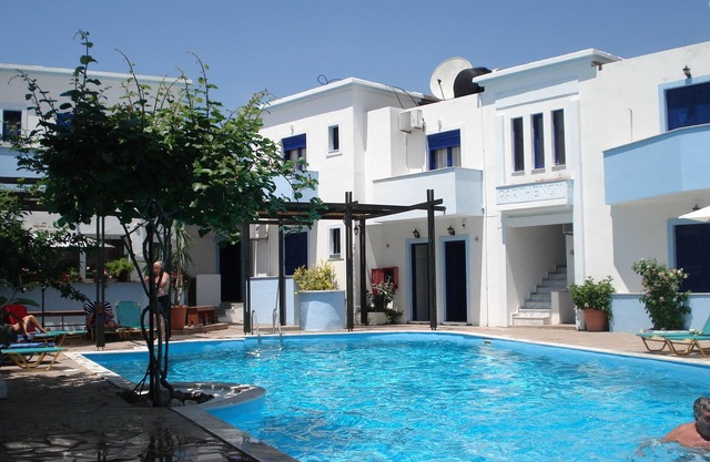 Las habitaciones Omega son un lugar sencillo para alojarse mientras visita la costa norte de Lesbos.