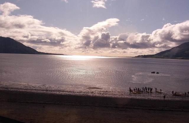 En la playa. casa de estilo victoriano con mejores vistas de la bahía de Carlingford