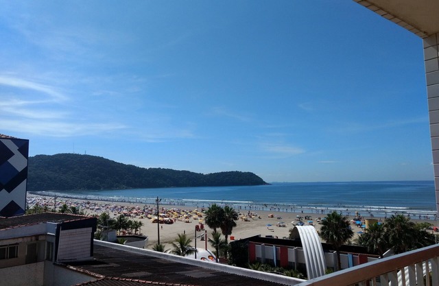 Pie en la arena y con la mejor ubicación de Praia Grande en Boqueirão