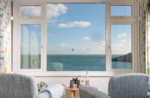 Once a coastguard cottage, Chy an Mor now stands as a delightful retreat nestled along the South Wes