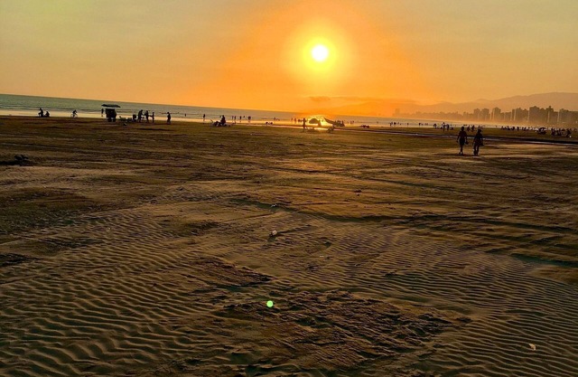 Pé na Areia Praia da Guilhermina