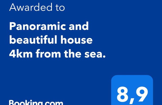 Panoramic and beautiful house 4km from the sea.