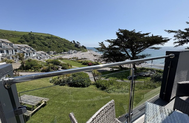 Panoramic Sea Views from the Private Balcony of this Spacious Apartment